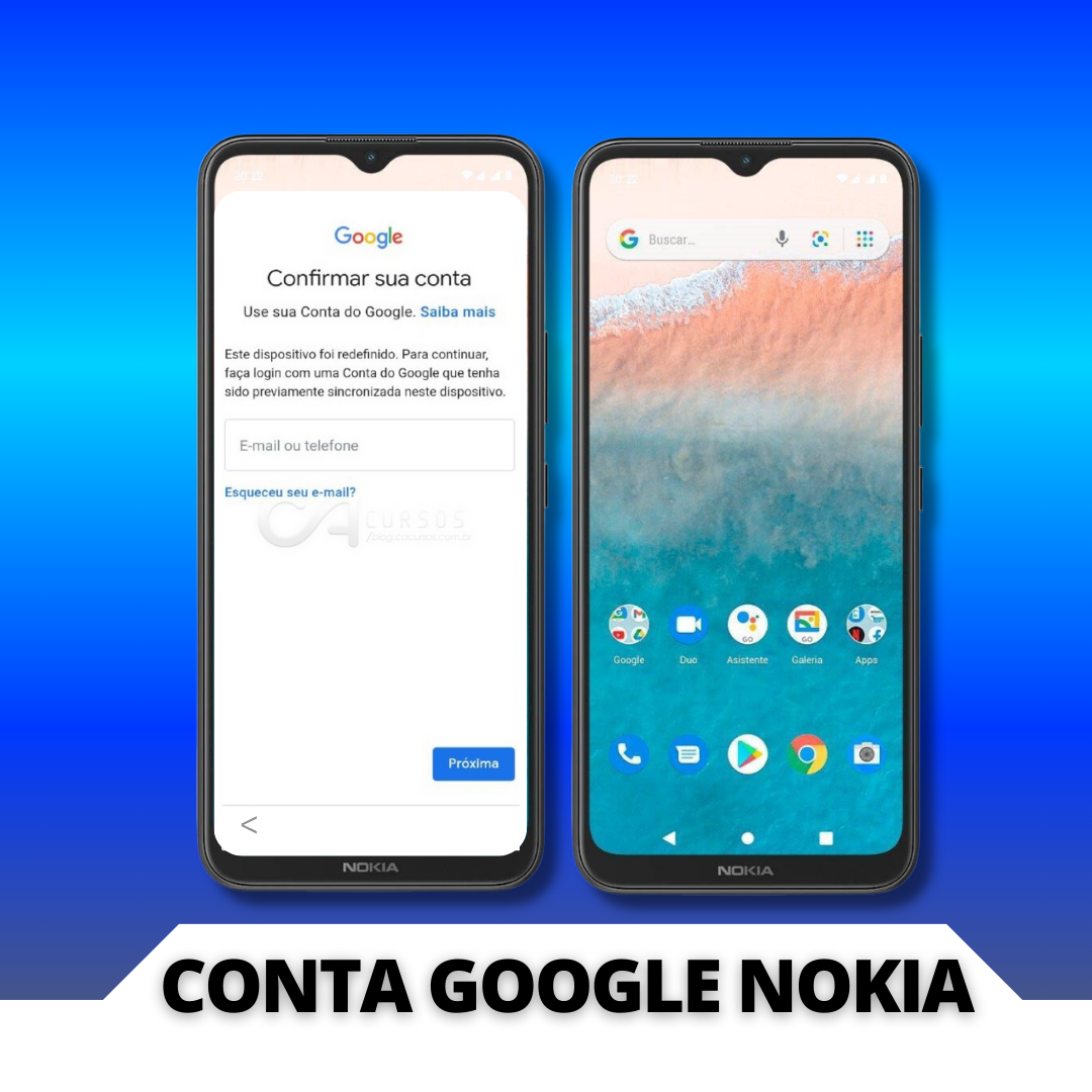 Conta Google: Nokia