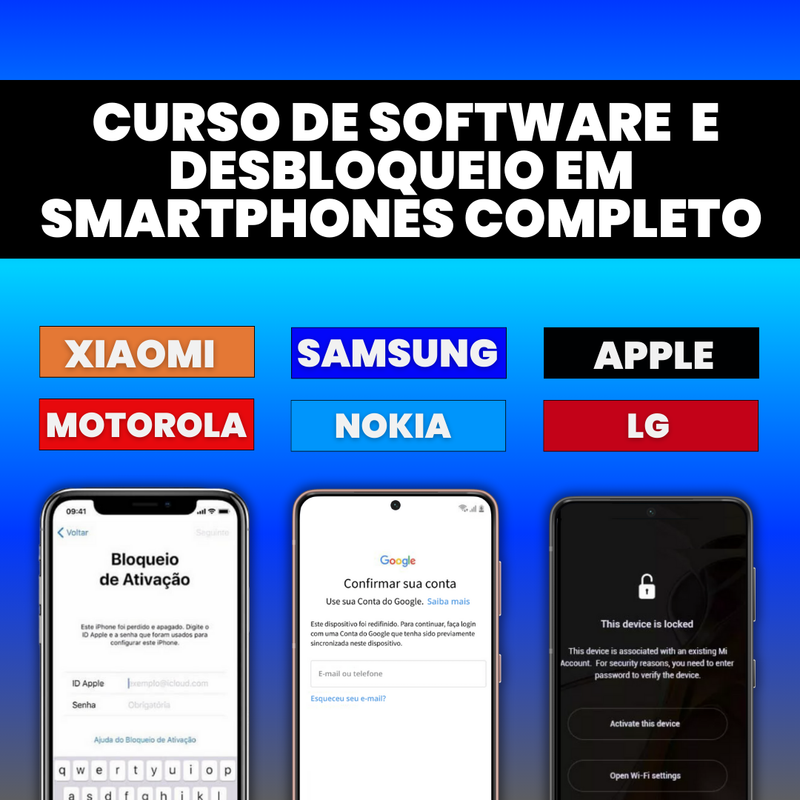 Curso de Software e Desbloqueio em Smartphones Completo