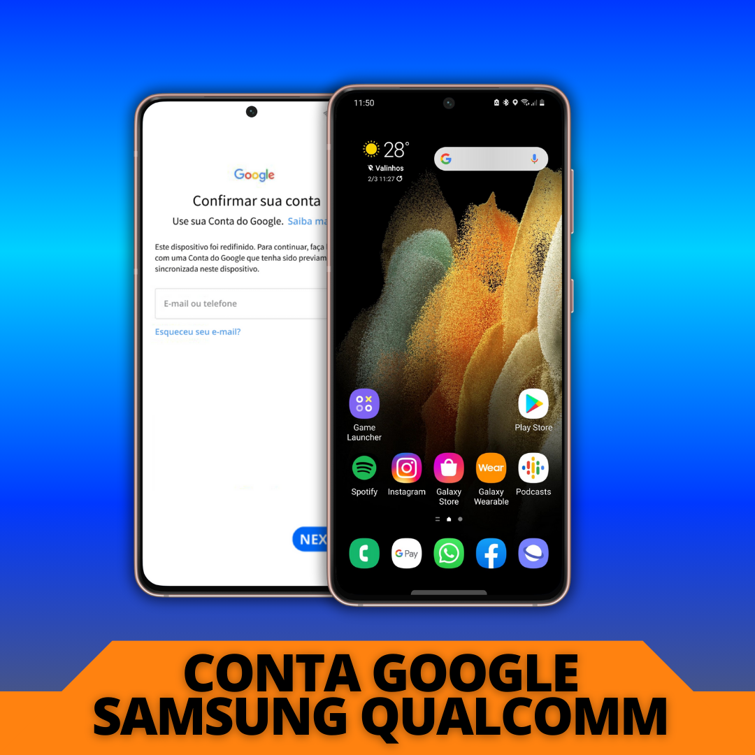 Conta Google: Samsung Qualcomm [Nova Segurança]