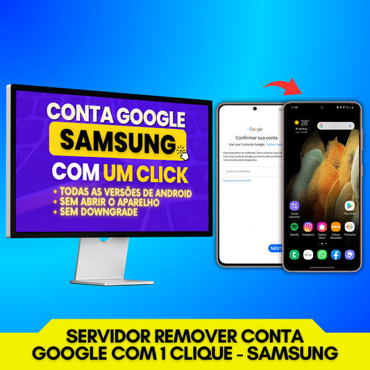 Servidor Samsung: Conta Google [ONE CLICK]